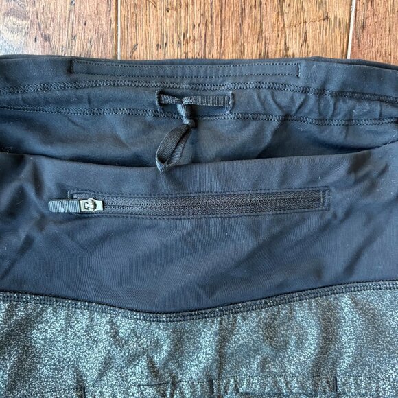 Lululemon Shorts. Size 6 Tall. Black/Metallic. - Picture 6 of 7